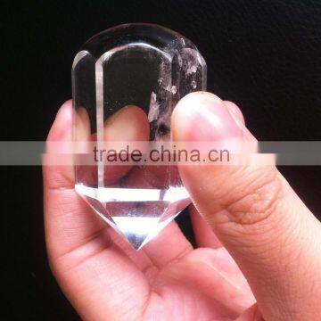 6 Sides Clear Quartz Point With Round Bottom