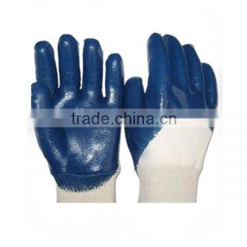 Light Duty Washable Work Gloves Jersey Liner with Nitrile Coated Industrial Work Glove