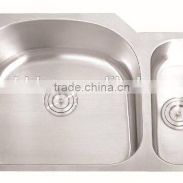 China 10 year ss sink suppler 80/20 stainless steel kitchen sink