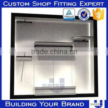 Tailor Made Display Cabinet Wood With Hardware Decorative Iron Brackets photo-2