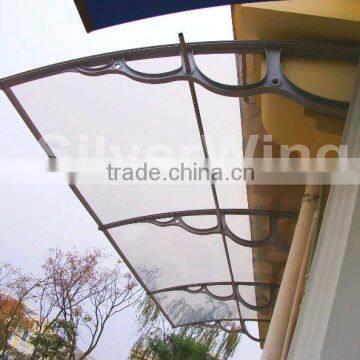 Big size 1500mm depth door window polycarbonate awning brackets