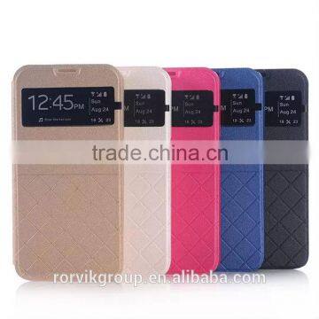 For Samsung Galaxy S6 Window View PU Leather Case photo-6