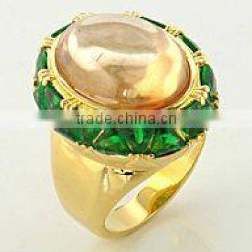 925 Silver Women Cabchon Ring