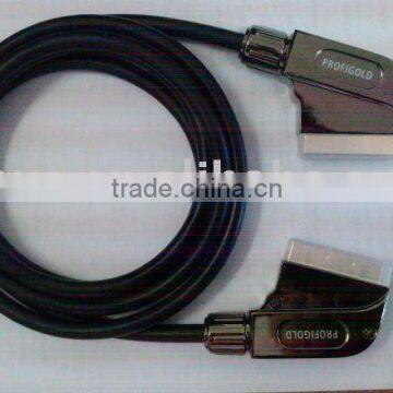 21P Plug High Quality Scart Cable