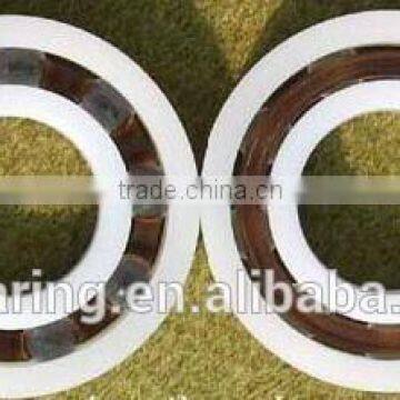 large inventory POM plastic ball bearing with PTFE cage