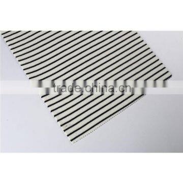 Shaoxing Soft Feeling Yarn Dyed Stripe Interlock TR Knit Thin Stretch Fabric photo-2