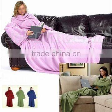 Snuggie style luxurious TV blanket