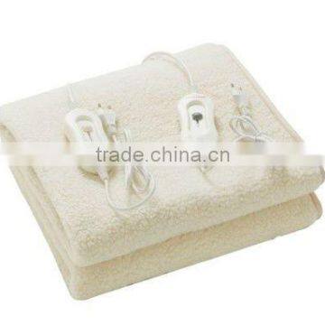 double synthetic wool electric blanket for bed