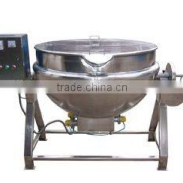 200L electric tiltable jacket kettle for milk