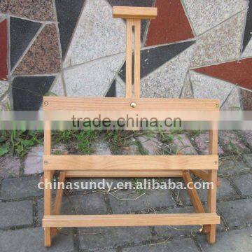 wooden table easel