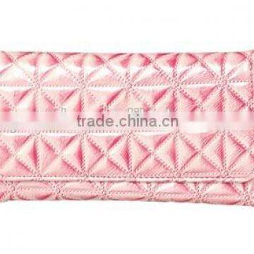 Hot sale pink PU wallet