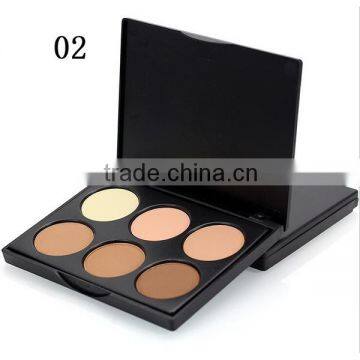 High Quality 6 Color Face Powder Foundation Waterproof Makeup Foundation photo-4