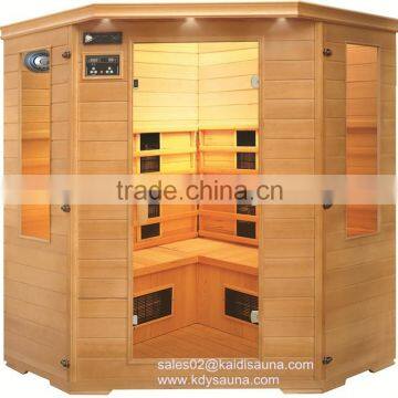 Solid Wood Main Material and Computer Control Panel Feature sauna room