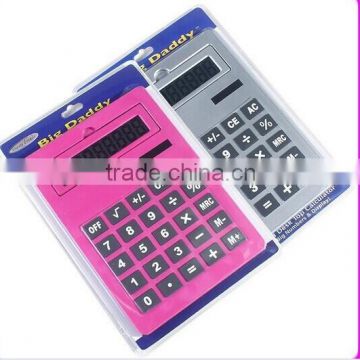 2015 hot sale a4 jumbo calculator two dual power desktop calculator