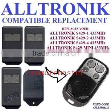 433MHZ,Compatible with Alltronik remote S429-1, S429-2 ,S429-4,S429-MINI