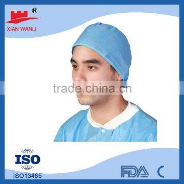 Disposable Hospital Use Surgical Headgear with ties-on