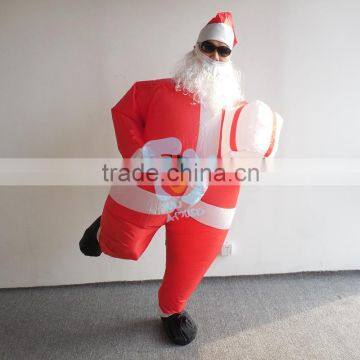 2016 newest inflatable santa claus costume in stock