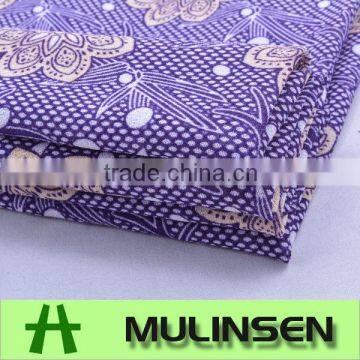 Mulinsen Textile Wave Point And Flower Pebble Georgette Fabric