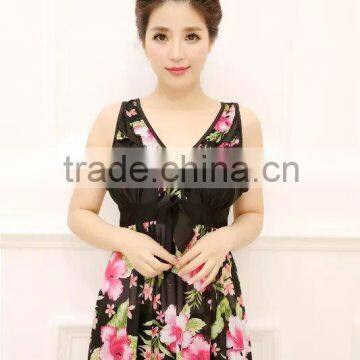 China Ladies Fashion Beach Dress Top One Piece