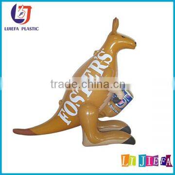 giant inflatable kangaroo model toys with bottle promotion