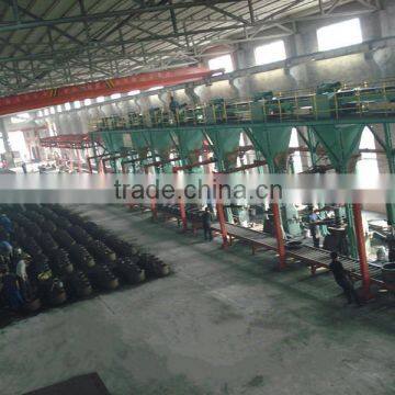 China clay sand reclamation production line and moulding line.