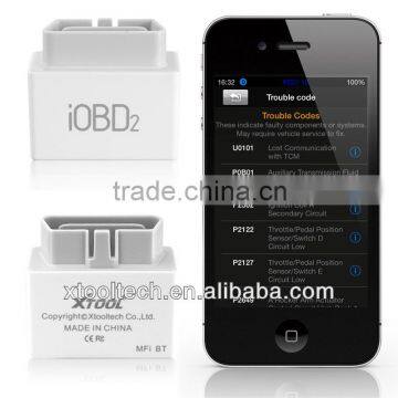 Xtool iOBD2 obd2 bluetooth auto engine diagnostic kit iOS&Android supported