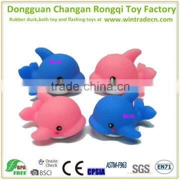 Bath floating whale shape for promotion gift mini toy