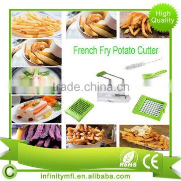 Hot Selling Potato Vegetable Chipper /Premium French Fry Cutter/Potato Slicer Includes 3-in-1 Peeler/Fruit Brush+Clean Brush photo-4