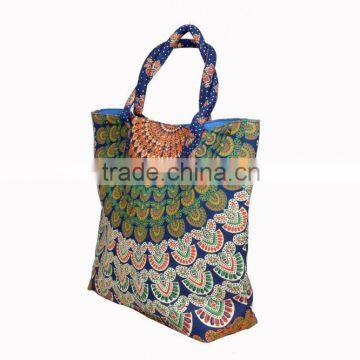 Handbag Tote Bag Women's Bag Tote Shoppers Bag Handmade Printed Shoulder Bag Mandala Tapestry Wholesaler Women's Shoulder Bag photo-2