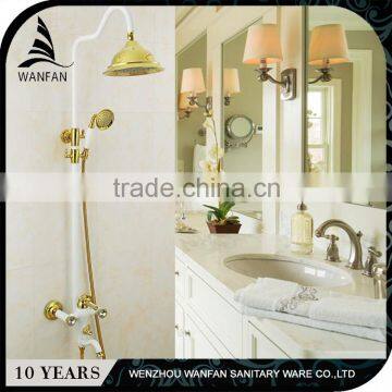 High Quality golden bath shower set bathroom shower faucets