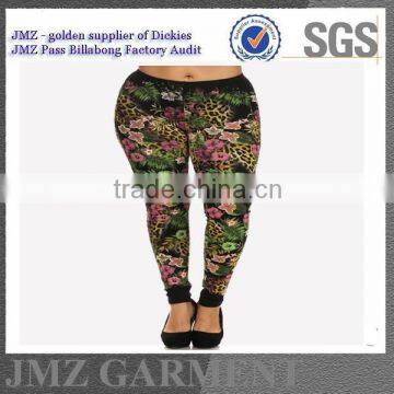 stretch women colourful print capris/khakis and co women capris