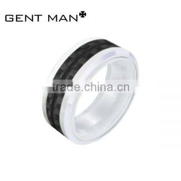 wholesale latest ceramic carbon fiber ring wedding ring engagement ring