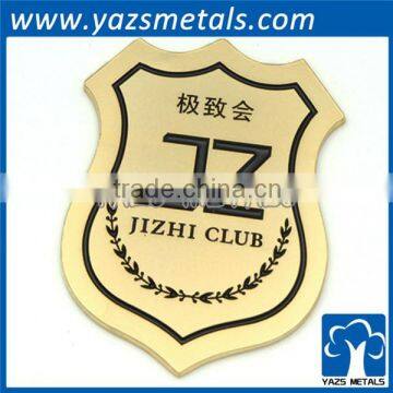 Top quality Crazy Selling gold car emblems