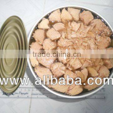 canned light meat tuna in oil