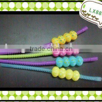 plastic easter straw plastic straw PE straw easter itemsLX880080