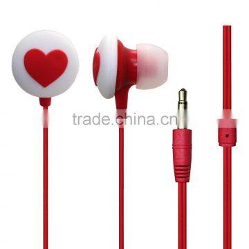 new earphone high quality cute wired earbuds for girls OEM factory
