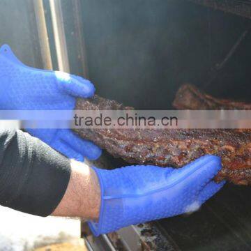 Non Stick Silicone Glove/ Silicone Oven Mitts for Oven Cooking/silicone Oven Gloves With Fingers/bakery Gloves photo-2