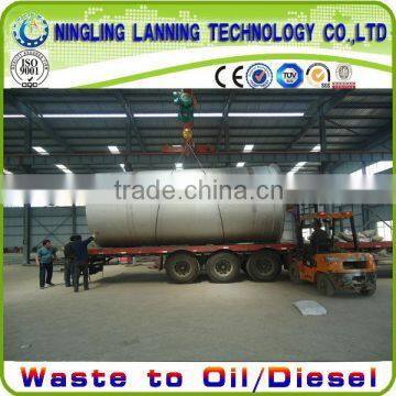 16mm Thickness Reactor Waste Rubber Pyrolysis Equipment photo-3