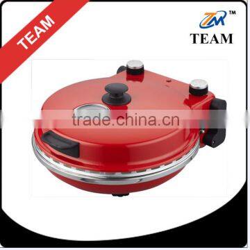 looking window and time function electric pizza oven