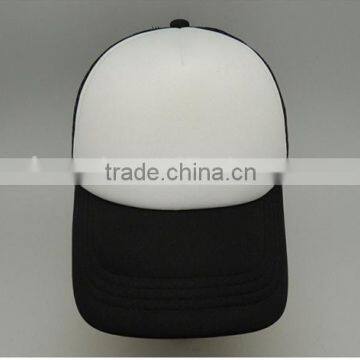 Cheap High Quality Black 6 Panel 100% Cotton Mesh Blank Trucker Hat photo-3
