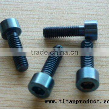 Gr.5 Titanium Bolts M6x20mm Nitrided Blue Socket Head