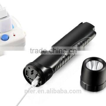 2016 real capacity 5200mAh waterproof flashlight power bank