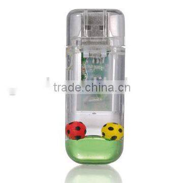 OEM liquid usb memory stick with all kinds of customed floater