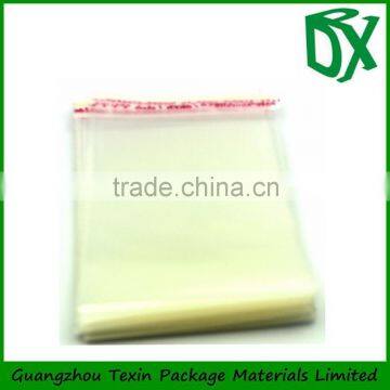 clear self adhesive seal plastic BOPP bag for stationery packaging