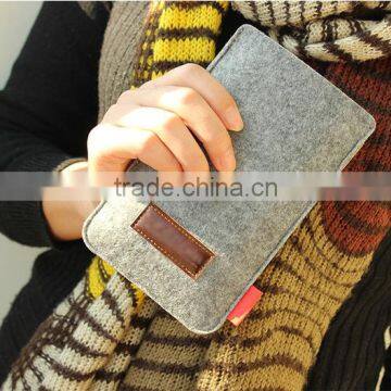 2016 Hot Selling SIKAI Flannel Bag Case for Smart Phones 4.7 5.5 5.7 6inch Phone Case Bag Smooth Flannel Leather Sleeve photo-4