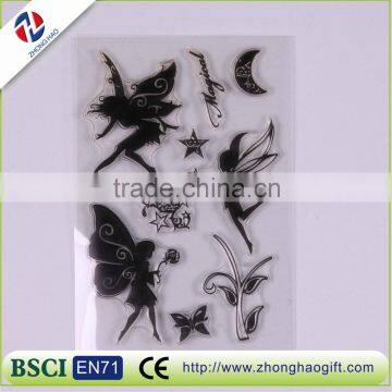 Hot custom plastic scrapbooking clear stamper for kids