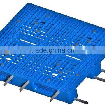 WDD-1210WCH8 - Rackable Plastic Pallets with 8 Iron Bars Inside