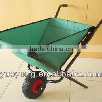 Foldable leaf canvas garden wheelbarrow