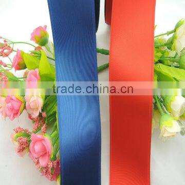 Wholesale 2" Inch 50mm Width Wire Edges Polyester Satin Ribbon for Garment Accessory photo-2