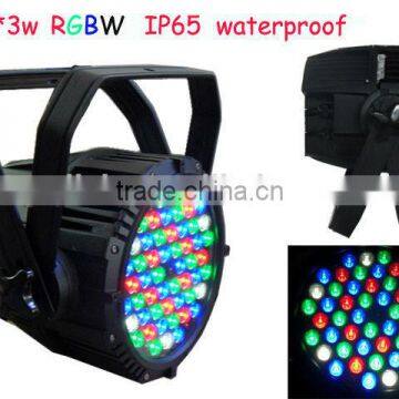 IP65 54x3w RGBW waterproof led par light